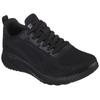 Sneaker SKECHERS "BOBS SQUAD CHAOS - FACE OFF", Damen, Gr. 41, schwarz, Textil, sportlich, Schuhe, Freizeitschuh, Halbschuh, Schnürschuh Maschinenwäsche, G-Weite