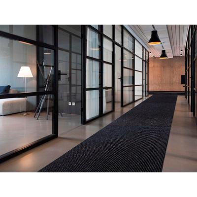 Läufer "MAGNUM, Made in Belgium", grau (anthrazit), B:100cm H:10,5mm L:850cm, Polypropylen (PP), PRIMAFLOR-IDEEN IN TEXTIL, Teppiche, Schmutzfangläufer, Schmutzfangläufer, Schmutzfangteppich, Schmutzmatte, rutschhemmend Image