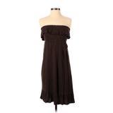 Old Navy Casual Dress - Midi: Brown Solid Dresses - Women's Size X-Small