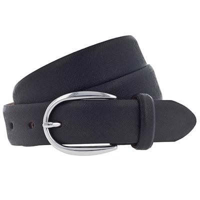 Vanzetti Gürtel Leder 90 cm Schwarz Damen
