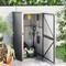 vidaXL Garden Tool Shed Grey 88x89x161 cm Galvanised Steel