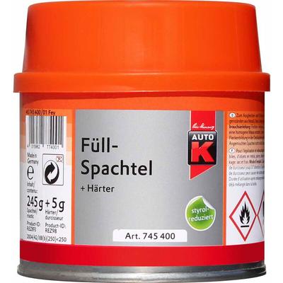 Füllspachtel + Härter 250 g Spachtel Spachtelmasse - Auto-k Image