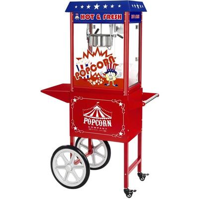 Popcornmaschine Popcorn Maker Popcornautomat Popcorn Automat 1600 w USA-Design - Rot