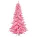 Vickerman 4.5' Pink Fir Artificial Christmas Tree, Pink Dura-lit Incandescent Lights