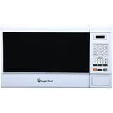 Magic Chef MCM1310W 1000 Watt 1.3 Cubic Foot Microwave with Digital Touch, White - 33.1