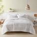 INK+IVY Salar Natural 3 Piece Printed Cotton Quilt Set with Trims