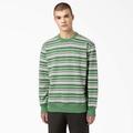 Dickies Men's Westover Striped Sweatshirt - Dark Ivy Variegated Stripe Size L (TWR25)