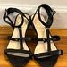 Nine West Shoes | Nine West Black Kitten Heel Sandals New Without Tags | Color: Black | Size: 8.5
