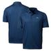 Men's Cutter & Buck Navy Illinois Fighting Illini Big Tall Pike Double Dot Print Stretch Polo