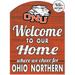 Orange Ohio Northern Polar Bears 16'' x 22'' Marquee Sign