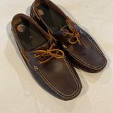 Polo By Ralph Lauren Shoes | Brown Leather Polo Ralph Lauren Roderick Style Loafers With Leather Laces | Color: Brown | Size: 10