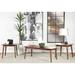 Wade Logan® Armalda 3 Piece Coffee Table Set Wood in Brown | Wayfair FE03292C3FD846B0A3503D5866566B76