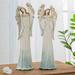 Sweet Serenity Angel Figurines Multi Pastel Set of Two, Set of Two, Multi Pastel