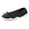 Sneaker Ballerinas LASCANA, Damen, Gr. 39, schwarz, Obermaterial: 100% Textilmaterial. Decksohle: 100% Textilmaterial. Laufsohle: 100% Synthetik, unifarben, sportlich, Schuhe, Slipper, Halbschuh, ultraleicht zum Reinschlüpfen VEGAN