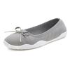 Sneaker Ballerinas LASCANA, Damen, Gr. 37, grau, Obermaterial: 100% Textilmaterial. Decksohle: 100% Textilmaterial. Laufsohle: 100% Synthetik, unifarben, sportlich, Schuhe, Slipper, Halbschuh, ultraleicht zum Reinschlüpfen VEGAN