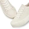 Sneaker LASCANA, Damen, Gr. 41, beige, Obermaterial: 100% Textilmaterial. Futter: 100% Textilmaterial. Decksohle: 100% Textilmaterial. Laufsohle: 100% Synthetik, unifarben, casual, Schuhe Plateausneaker, Schnürhalbschuh, Freizeitschuh aus Textil mit...