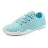 Sneaker LASCANA, Damen, Gr. 41, blau (türkis), Obermaterial: 100% Textilmaterial. Decksohle: 100% Textilmaterial. Laufsohle: 100% Synthetik, unifarben, casual, Schuhe, mit ultraflache Sohle, superleicht, Schnürhalbschuhe, Unisex VEGAN