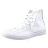 Sneaker CONVERSE "Chuck Taylor All Star Hi Monocrome Leather", Gr. 36, weiß, Leder, sportlich, Schuhe Canvassneaker Sneaker high Sneakerboots Skaterschuh
