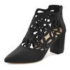 High-Heel-Stiefelette LASCANA, Damen, Gr. 39, schwarz, Obermaterial: 100% Textilmaterial. Futter: 100% Lederimitat. Decksohle: 100% Lederimitat. Laufsohle: 100% Synthetik, unifarben, modisch, Schuhe, mit femininer Spitze und Blockabsatz, Ankle Boot,...