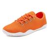 Sneaker LASCANA, Damen, Gr. 38, orange, Obermaterial: 100% Textilmaterial. Decksohle: 100% Textilmaterial. Laufsohle: 100% Synthetik, unifarben, casual, Schuhe, mit ultraflache Sohle, superleicht, Schnürhalbschuhe, Unisex VEGAN