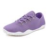 Sneaker LASCANA, Damen, Gr. 36, lila, Obermaterial: 100% Textilmaterial. Decksohle: 100% Textilmaterial. Laufsohle: 100% Synthetik, unifarben, casual, Schuhe, mit ultraflache Sohle, superleicht, Schnürhalbschuhe, Unisex VEGAN
