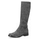 Schlupfstiefel CAPRICE Gr. 40,5, XS-Schaft, grau (dunkelgrau) Damen Schuhe Schlupfstiefel