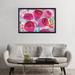 East Urban Home Red Roses by Sara Franklin - Wrapped Canvas Gallery-Wrapped Canvas Giciee Print, Cotton in Blue/Orange/Pink | 8 H x 12 W in | Wayfair