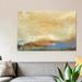 East Urban Home Coast View I by Sharon Gordon - Wrapped Canvas Gallery Wall Print Canvas, Cotton | 12 H x 18 W x 1.5 D in | Wayfair