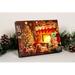 The Holiday Aisle® Mini Lighted Easel Back Canvas 8x6 - Golden Christmas | 8 H x 6 W x 1 D in | Wayfair CA95C3D0B1F84C779B55C5055B4FC8B0