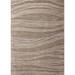 Brown 18 x 18 x 0.75 in Area Rug - Orren Ellis Zeus Striped Handmade Tufted Wool Beige/Area Rug Wool | 18 H x 18 W x 0.75 D in | Wayfair