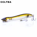 CCLTBA-Leurres de pêche Popper en plastique dur 12cm 17.8g flotteur Snakehead Topwater Popper