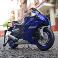 WELLY 1/12 Yamaha YZF-R6 Die Cast Moto Modèle Jouet Véhicule Collection Autobike Shork-Absorber Hors