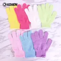 Gants de bain extensibles en éponge de massage corporel douche de bain pour la peau lavage de