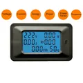 Détecteur de panneau de courant à affichage numérique LCD multimètre ampèremètre voltmètre