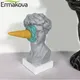 ERMAKOVA-Statue de FC de Crème Glacée Sculpture de Buste de Tête en Résine Mini Art Abstrait
