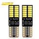 Ampoule LED T10 W5W Canbus 12V 24V 4014 SMD 7000k 2 pièces lumière blanche pour voiture signal