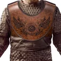 Armure de poitrine Viking Kokor de style rétro costume de chevalier à sangle réglable glafor