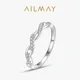 Ailmay – bijoux en argent Sterling 925 avec zircon cubique pour femmes et filles cadeaux de bijoux