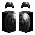 Autocollant de protection de film pour console Xbox Series X et 2 manettes autocollant de peau en