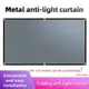 Rideau anti-lumière en métal écran de projection HD écran de film portable pliable écran de