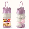 Boîte de rangement portable pour aliments pour bébés style ours 3 couches 4 couches plusieurs