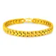 Bracelet en forme de bracelet en or 24 carats pour femmes et hommes bijoux à la mode cadeaux 6mm