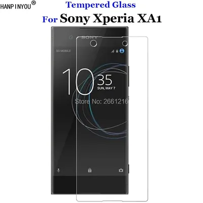 Film de protection d'écran premium en verre 9H 2.5D pour Sony Xperia XA1/Tourists G3112 G3116 G3121