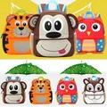 Sac à Dos Mignon avec Motif d'Animal de Dessin Animé 3D pour Bébé Cartable de Maternelle Cadeau