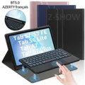 Étui avec TouchSub rétro-4.2 pour Samsung Tab Dock Lite clavier BT 5.0 AZERTY français couverture