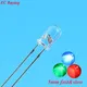 Diode électroluminescente F5 lampe LED couleur rouge vert bleu arc-en-ciel rapide/lent 5mm