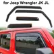 Déflecteurs de vent de vitres latérales de voiture pare-soleil pare-pluie pour Jeep Wrangler JL