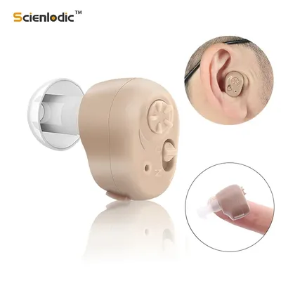 Mini prothèses auditives pour la surdité amplificateur de son ITE pour les personnes âgées perte