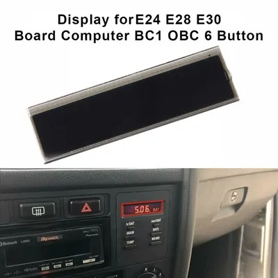 Écran LCD de Voiture à 6 lèvent Ordinateur de Bord pour BMW E28 E30 OBC 325I 318I 325Ix 528 525I