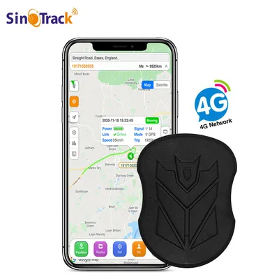SinoTrack Aimant 4G Étanche Voiture GPS Tracker ST-905/ST-915 Véhicule Localisateur Longue Veille